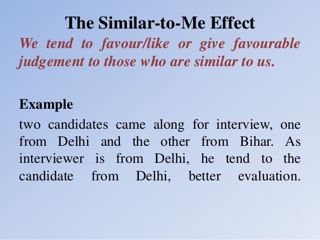 Selection interview perceptual errors essay projection error in perception